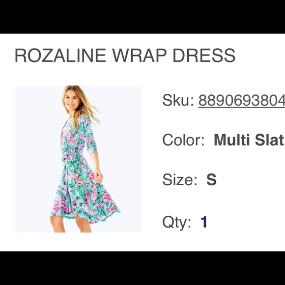 rozaline wrap dress
